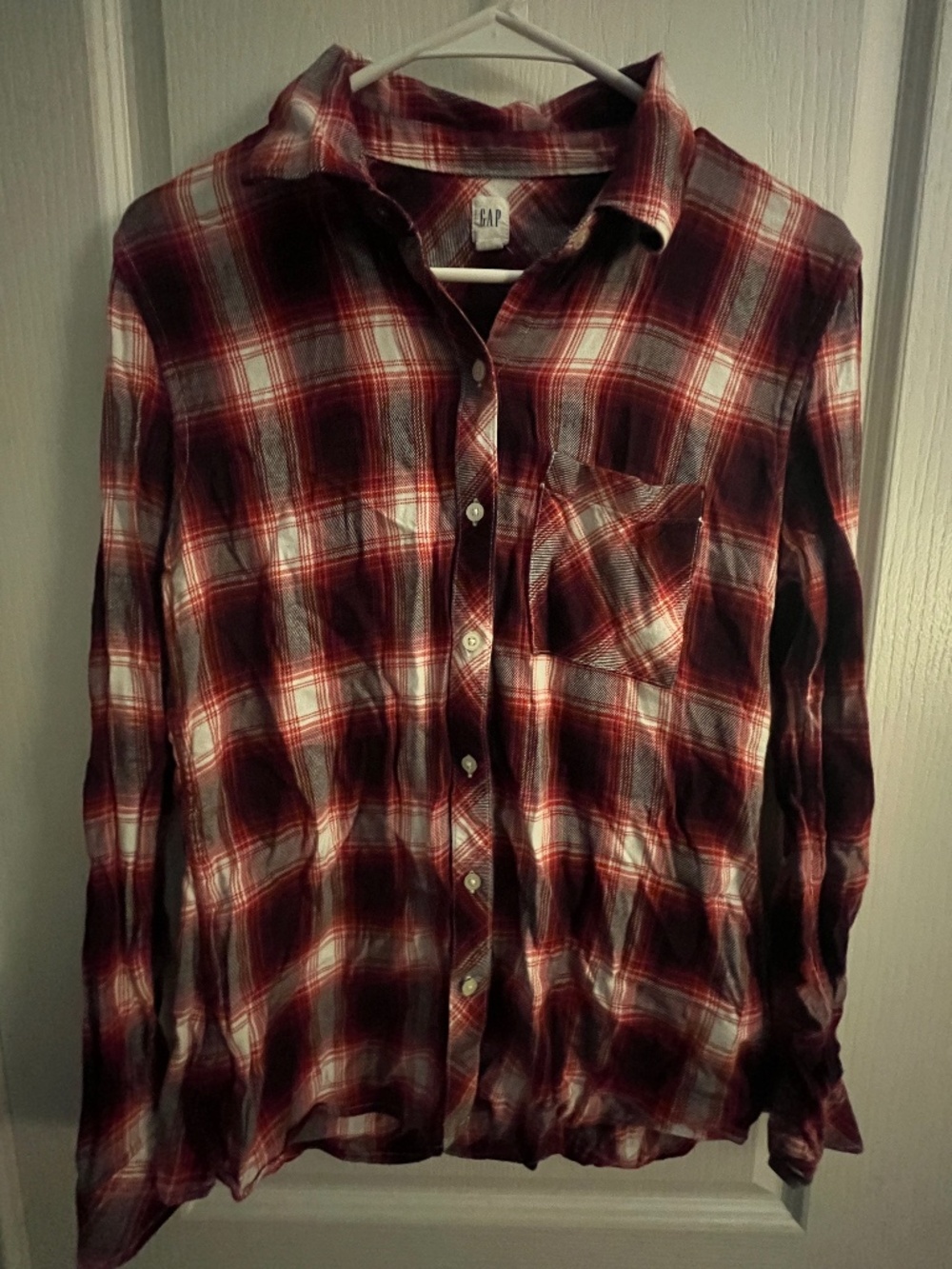 Gap women’s medium flannel shirt